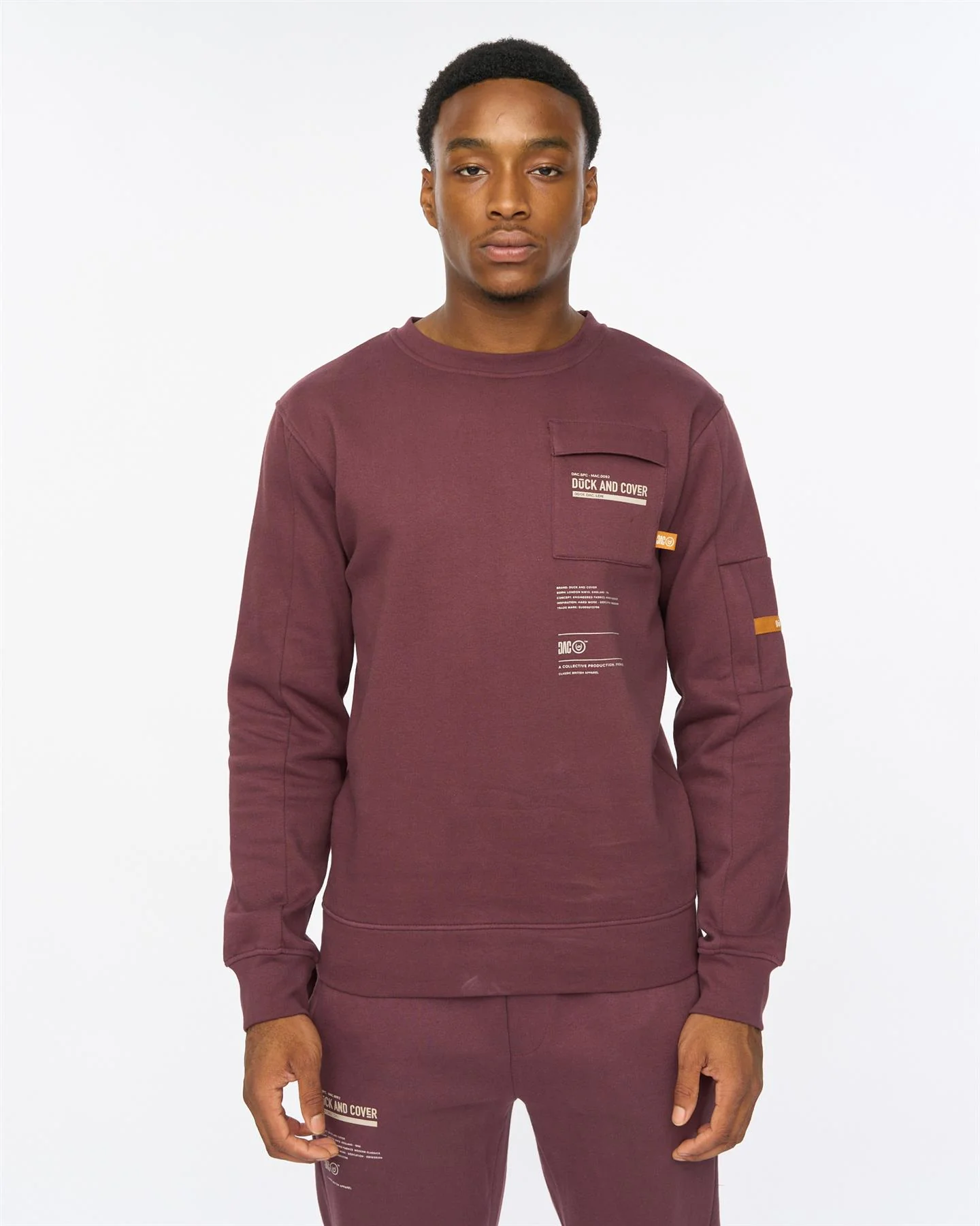Applewood Crew & Joggers Set Raisin - Image 3