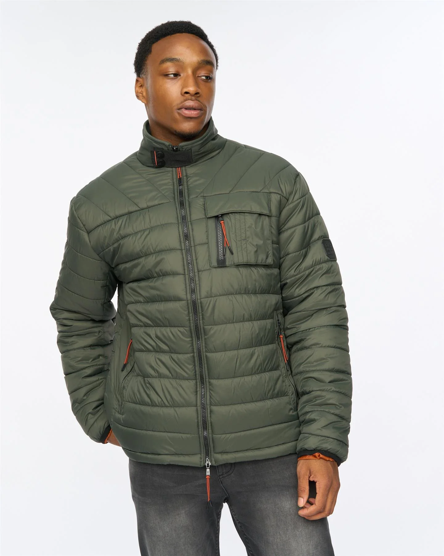 Carricore Padded Jacket Dark Olive - Image 2