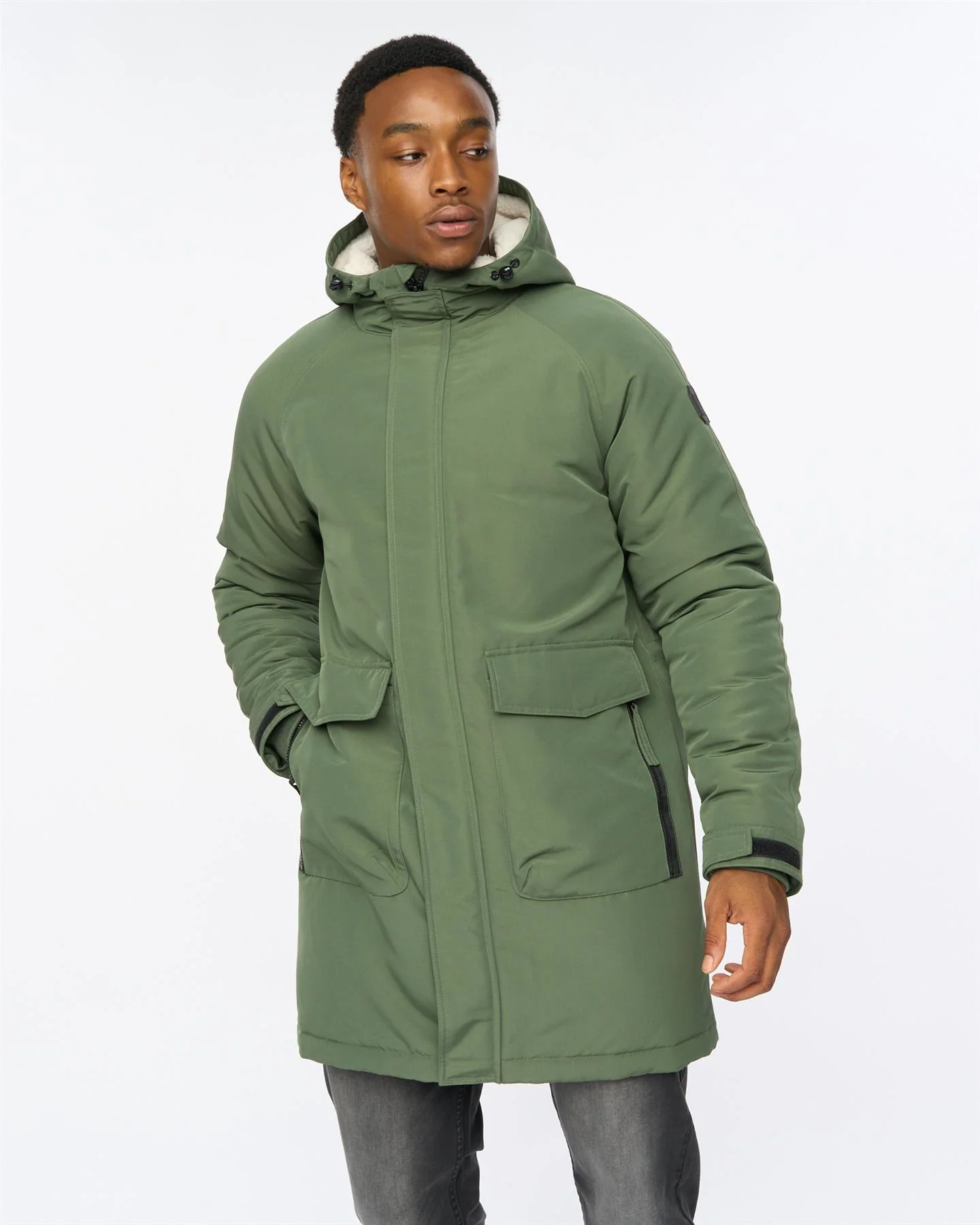 Copfords Parka Dark Olive - Image 2