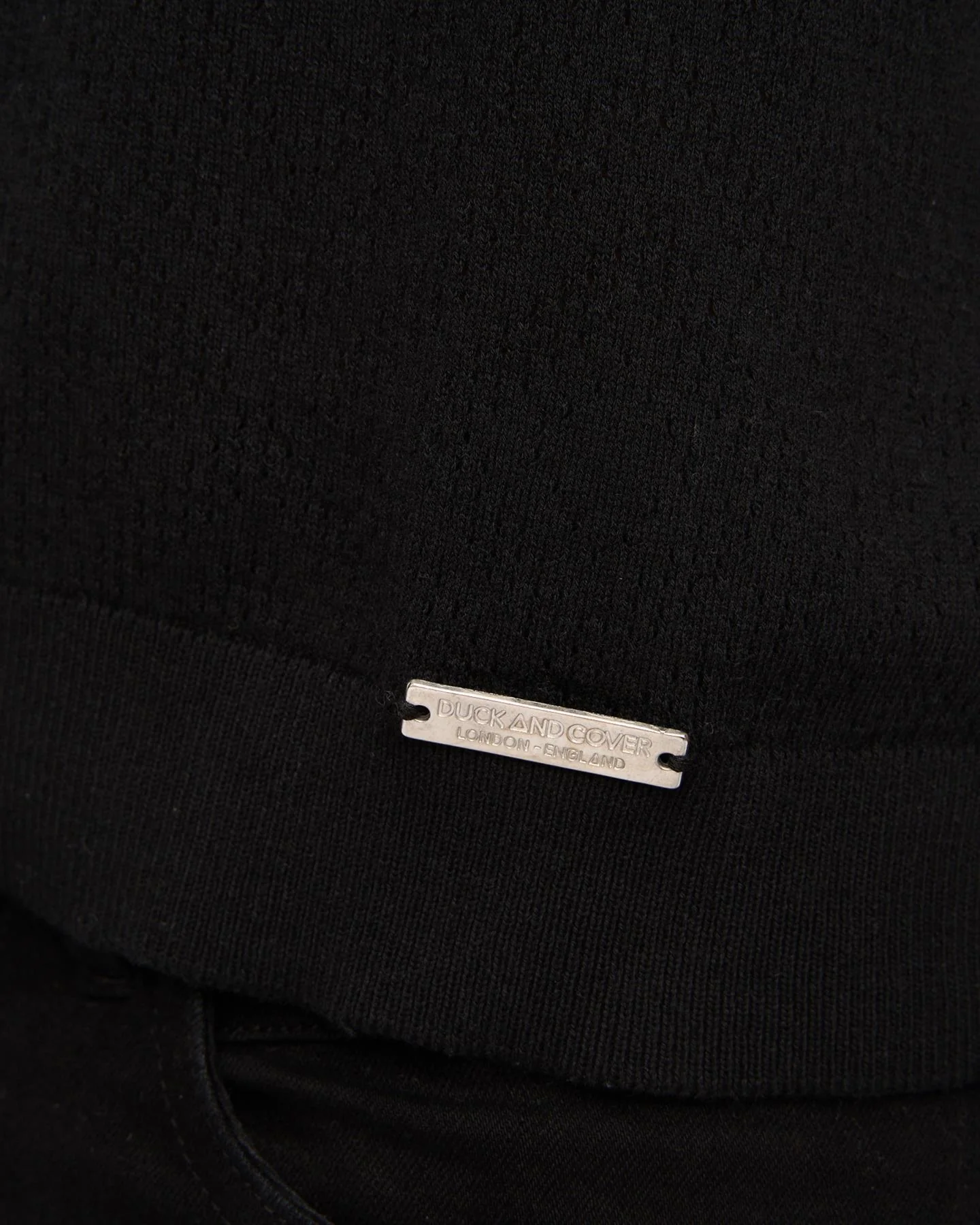 Dedham Knit Polo Black - Image 7