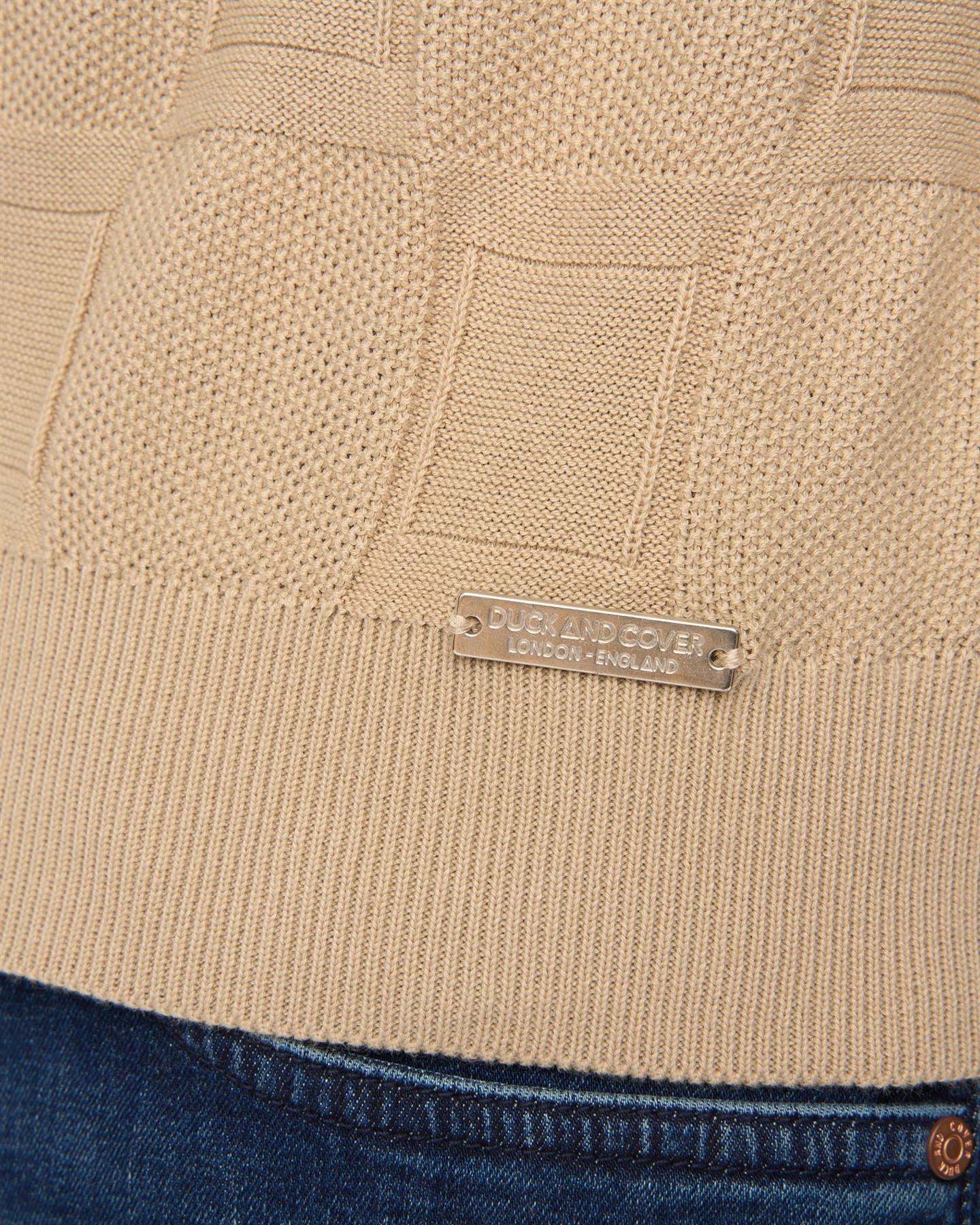 Littleton Knit T-Shirt Light Stone - Image 7