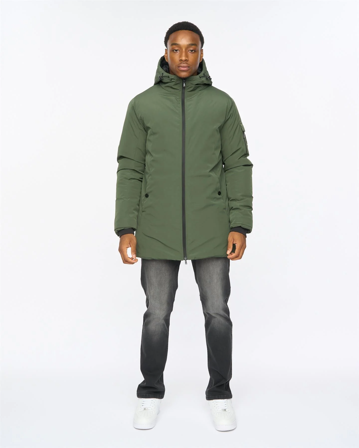 Mantrax Padded Jacket Dark Olive - Image 4