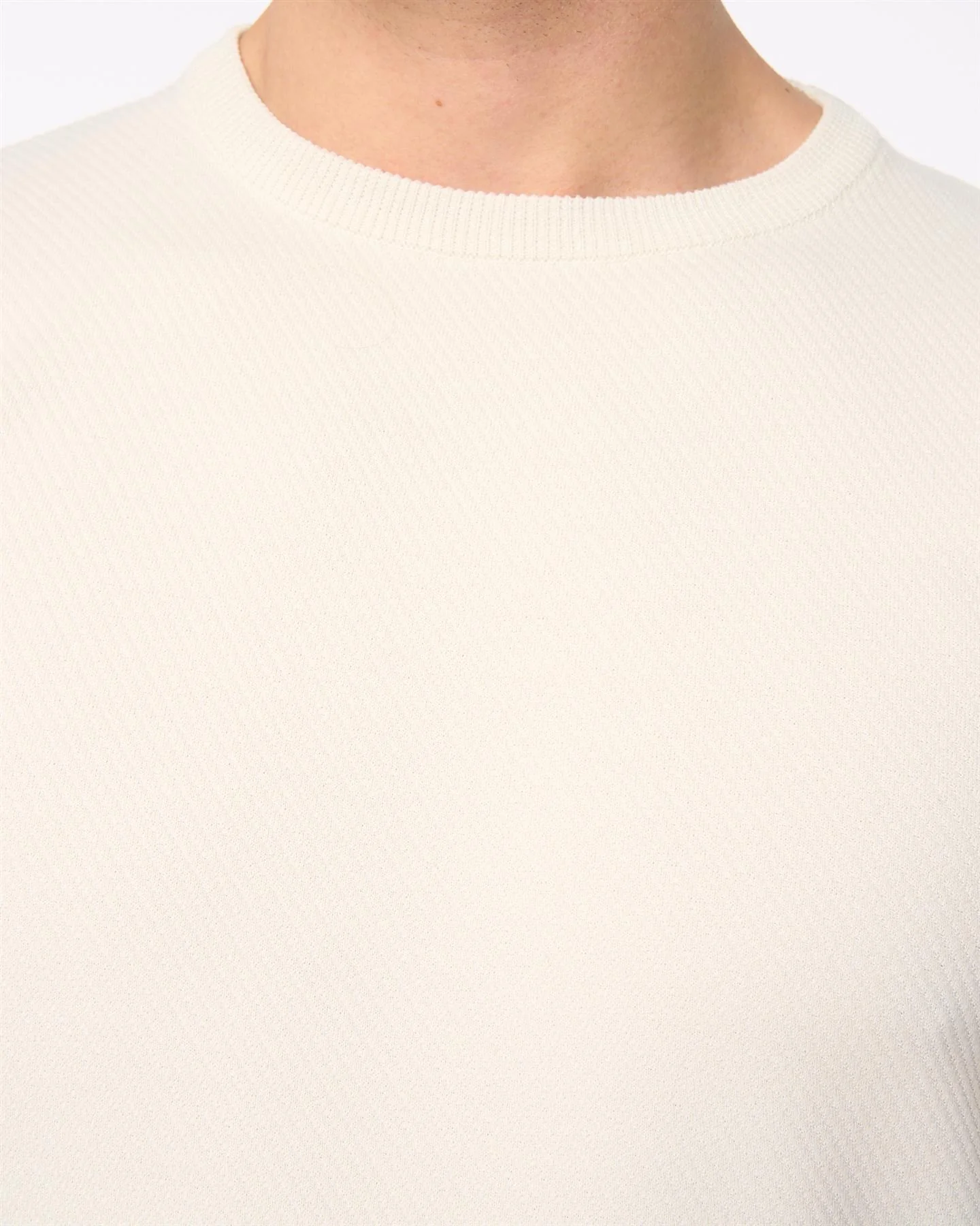 Marvela Knit T-Shirt Light Stone - Image 6