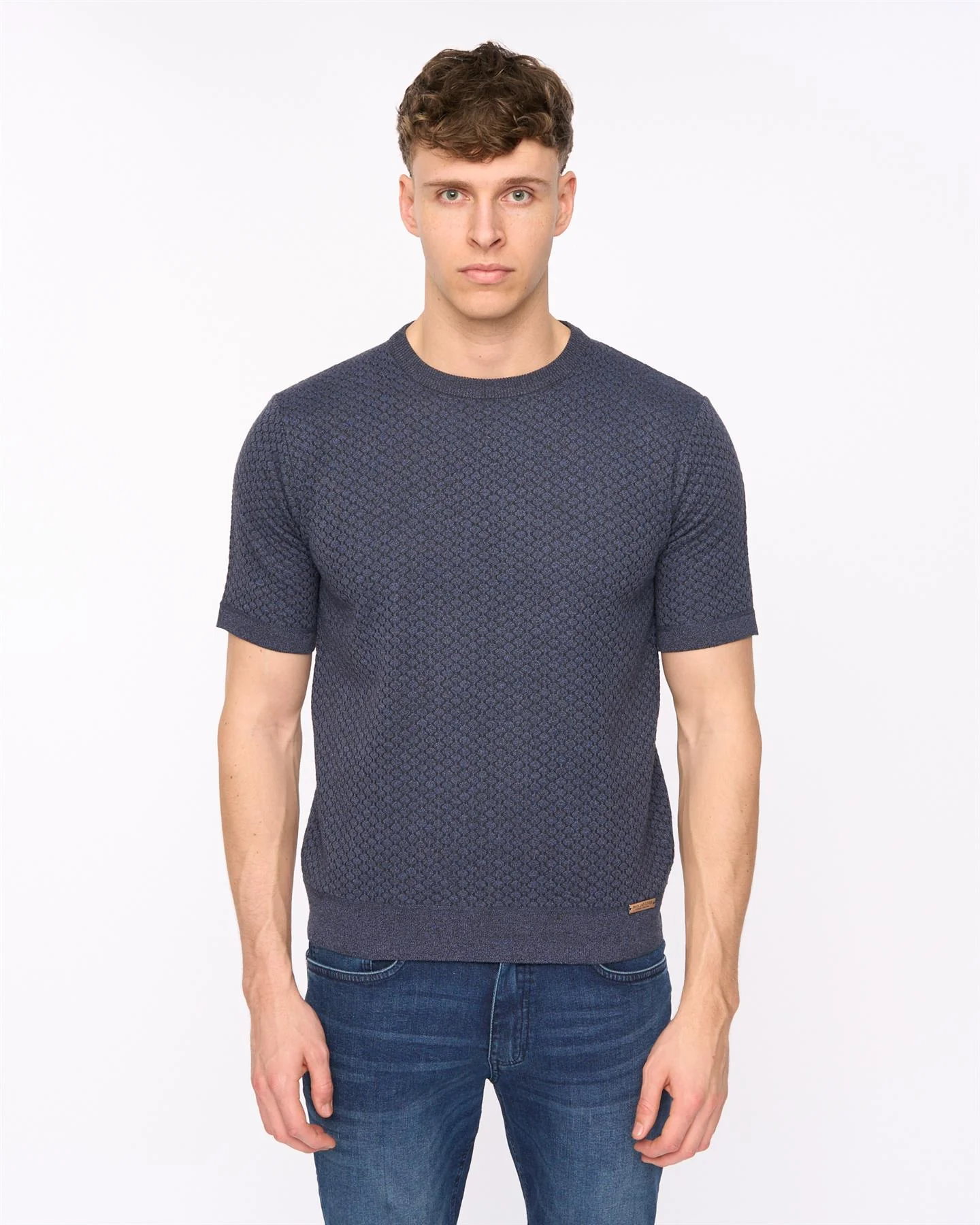 Mataso Knit T-Shirt Slate Blue