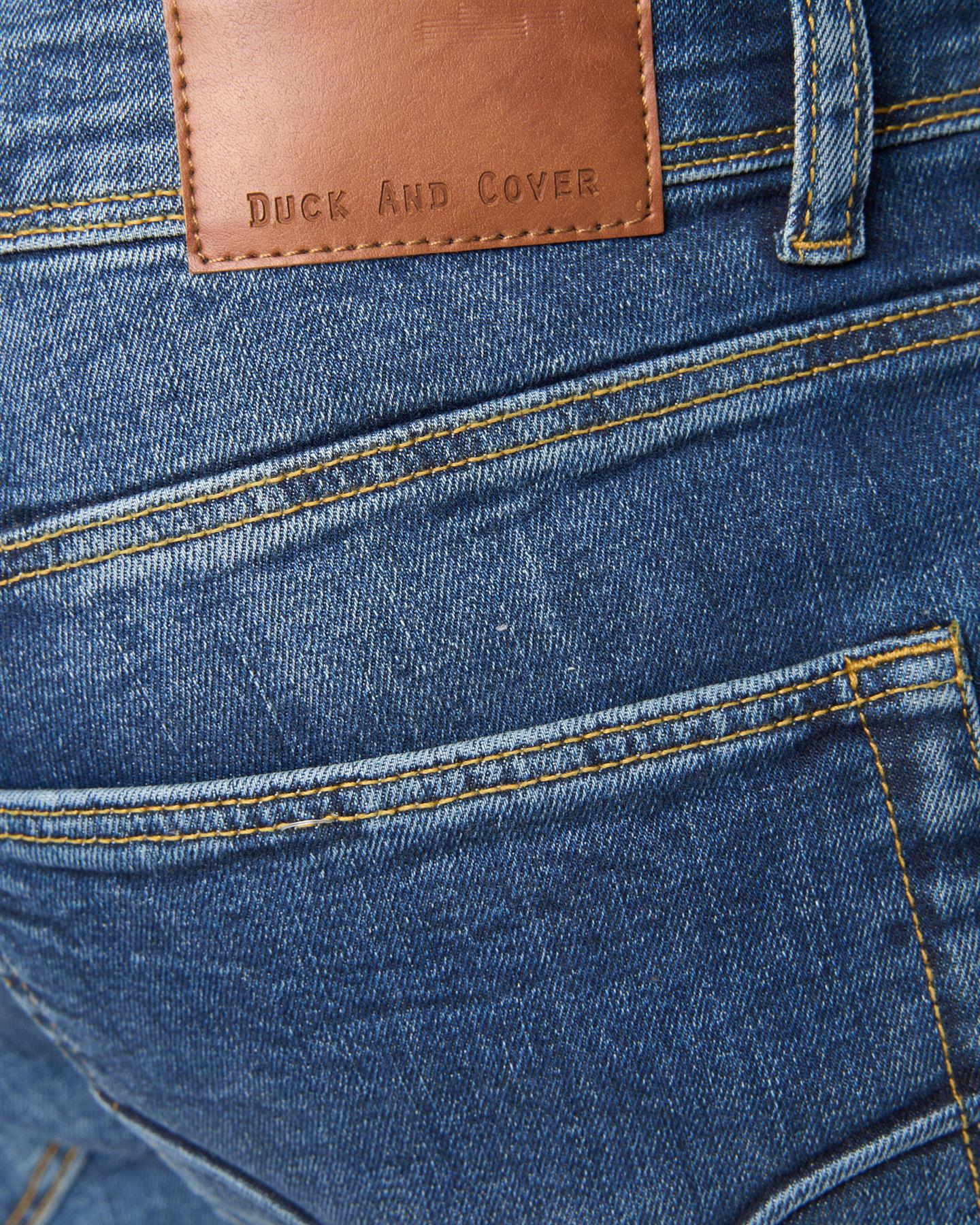 Mustone Denim Shorts Dark Stone Wash - Image 7