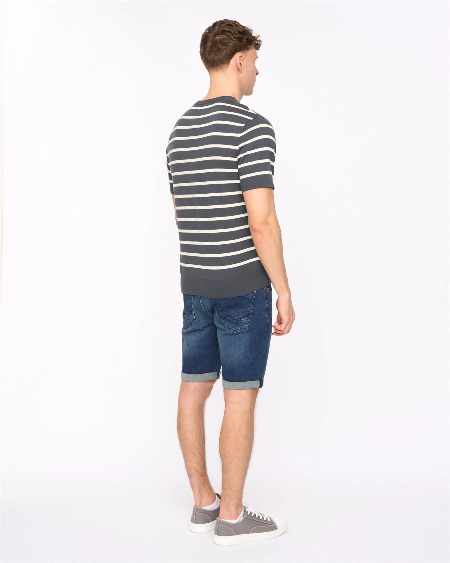 Norwell Knit T-Shirt Slate Blue - Image 4