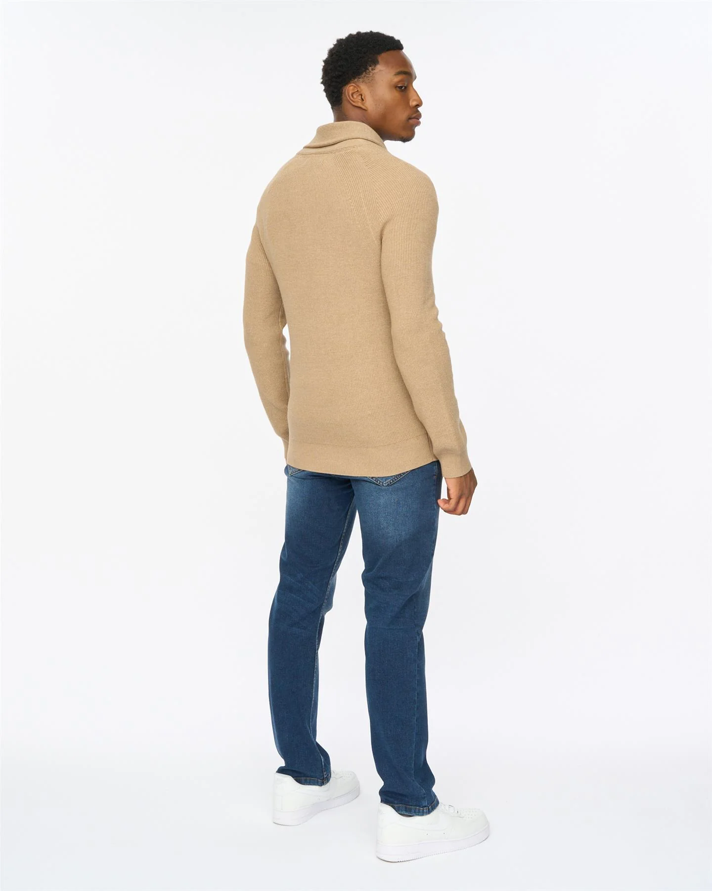 Venosa Shawl Cardigan Stone - Image 5